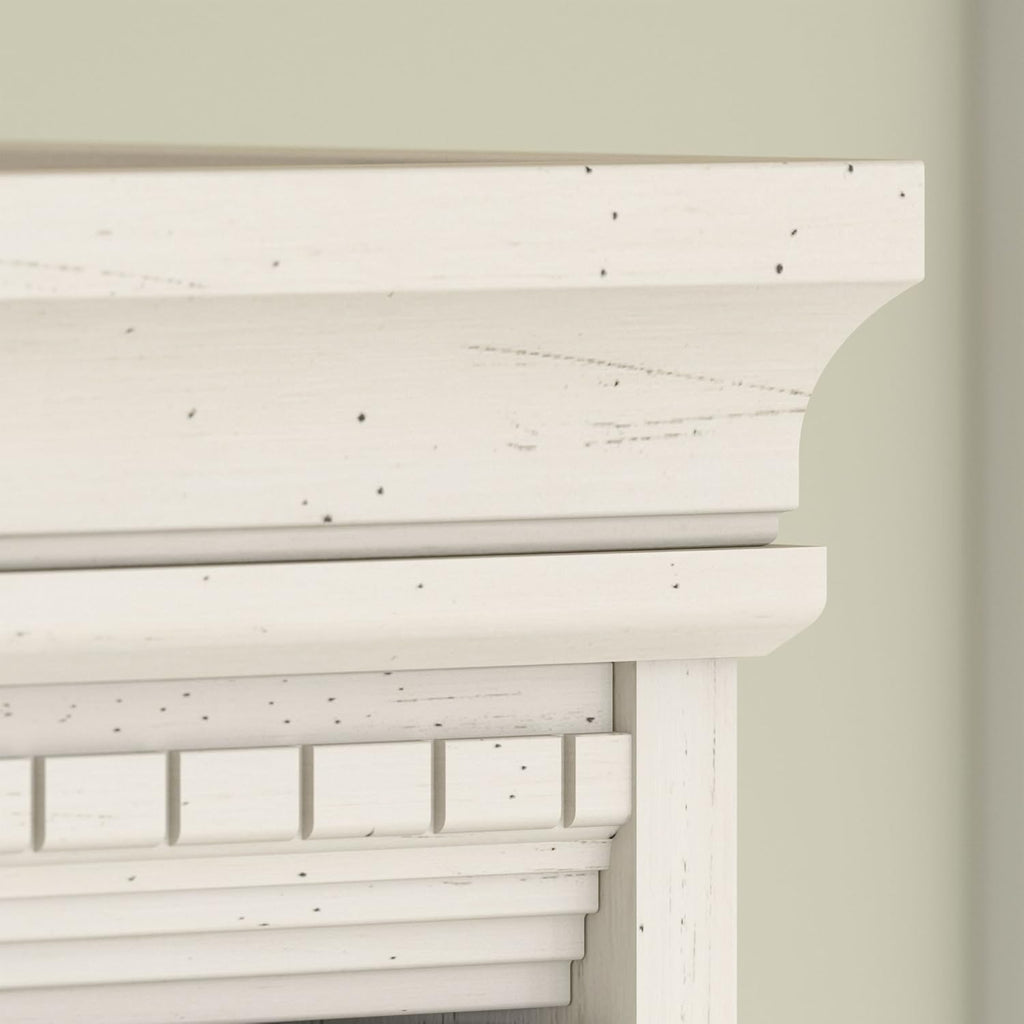 Antique White 5 Shelf Bookcase G99573
