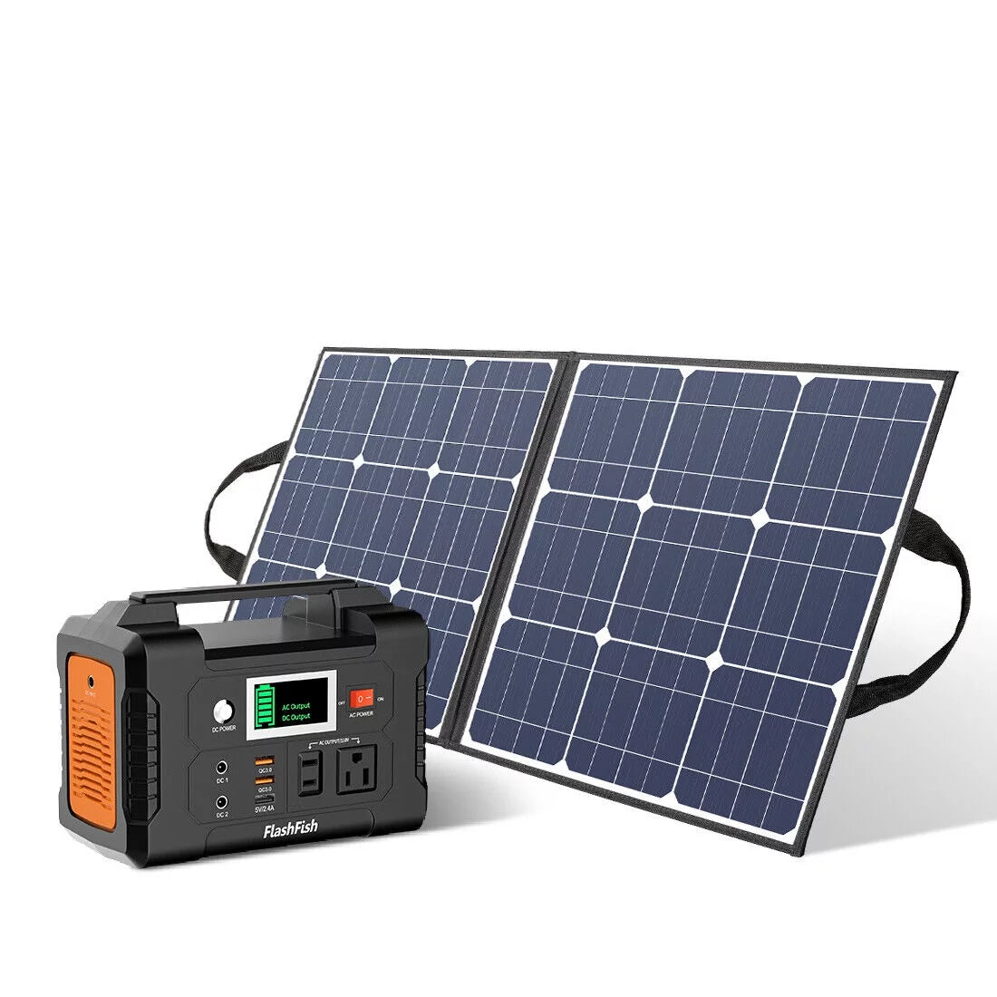 200W Portable Power Station with 50W Solar Panel N7576