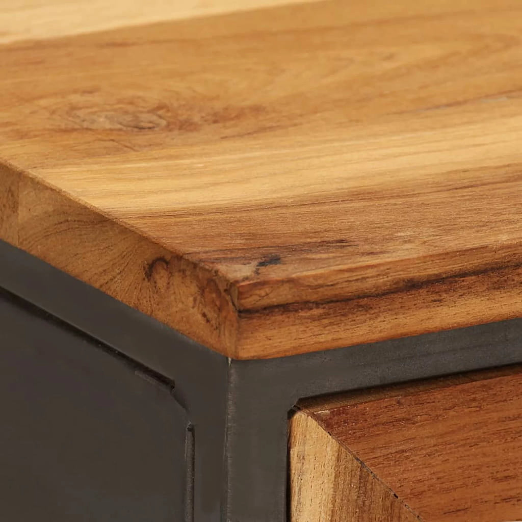 Recycled Teak and Steel Sideboard J408366