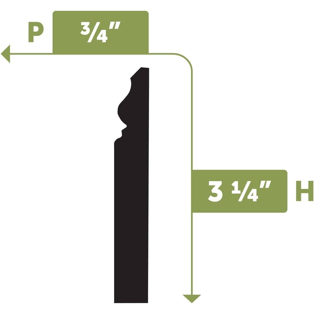 Flexible Baseboard Moulding D133060