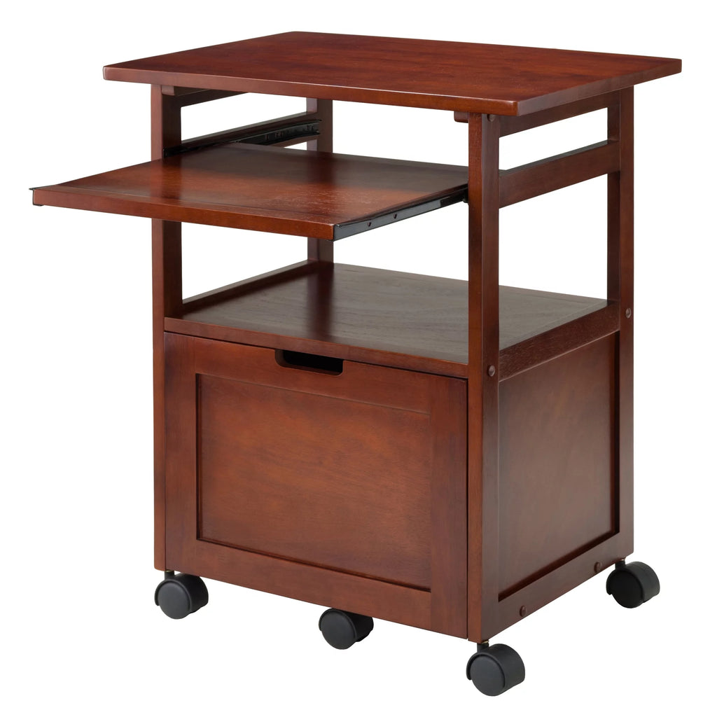 Wood Work Station with Keyboard T464