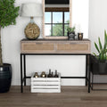 Rustic Console Table with 2 Drawers V37682