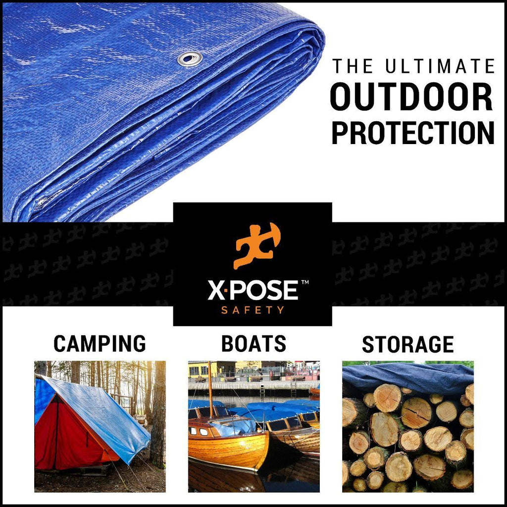 Blue Poly Tarps 20 x 25 Case of 4 X144