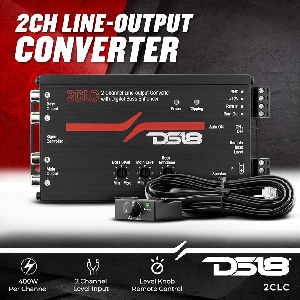 2 Channel Line Output Converter with Digital Bass Enhancer T154