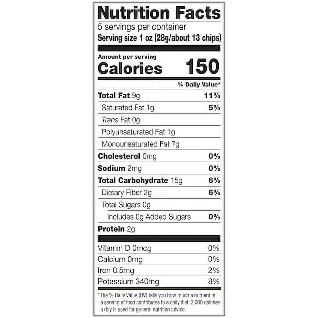 Unsalted Potato Chips Value Pack 5 Ounce Bag Pack of 5 Z8278