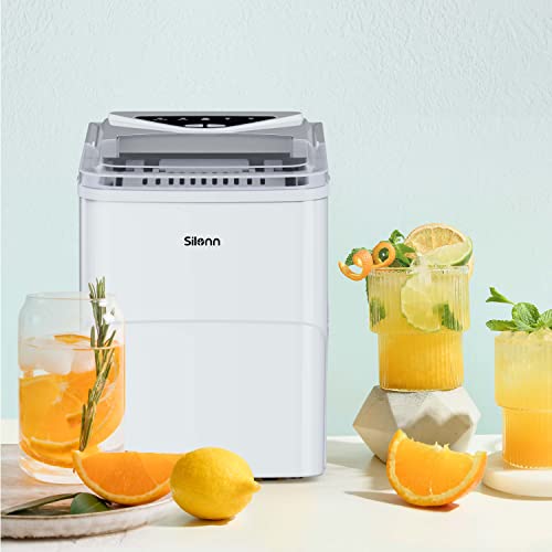 Countertop Ice Maker with Ice Scoop and Basket O856461