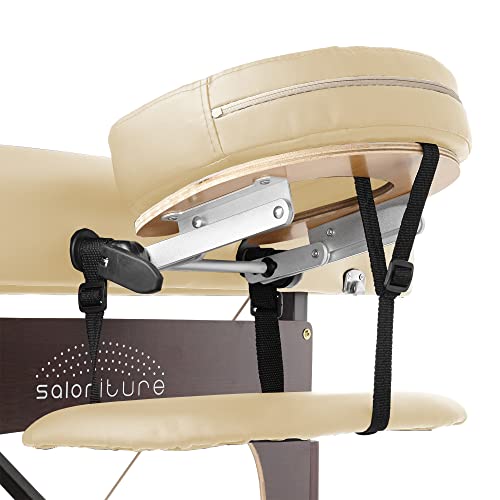 Lightweight Bi-Fold Memory Foam Massage Table with Carrying Case A5266