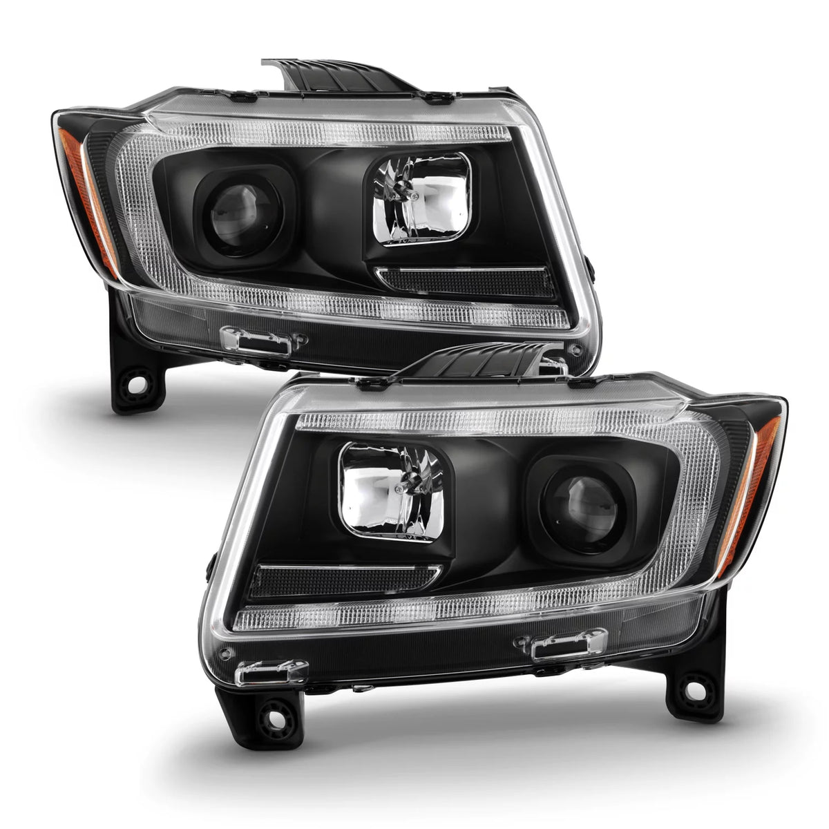 Black Projector Headlights Pair U133