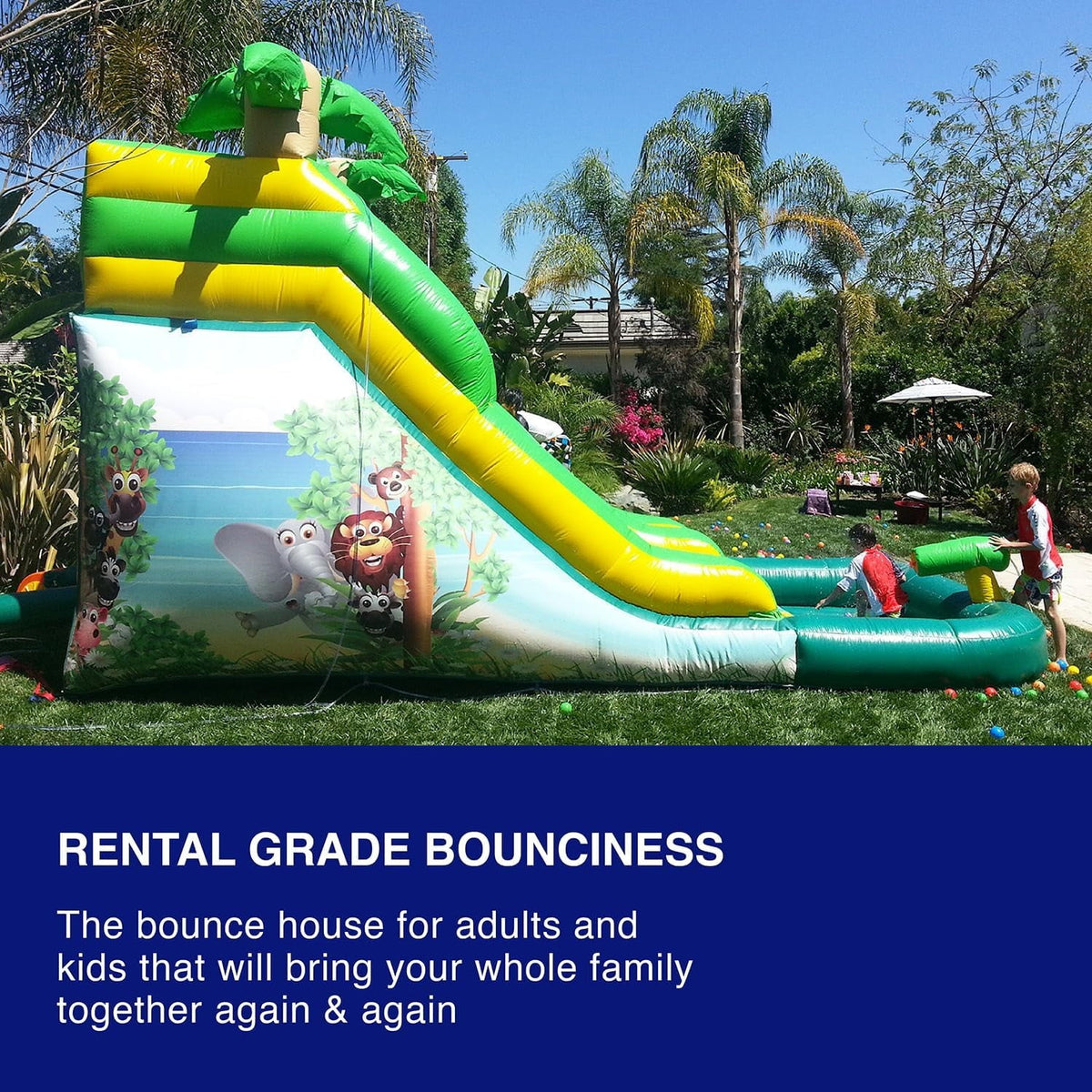 Inflatable Water Slide with Splash Pool U476957
