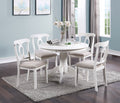 5pc Round Dining Table Set with 4 Cushion Chairs L99715
