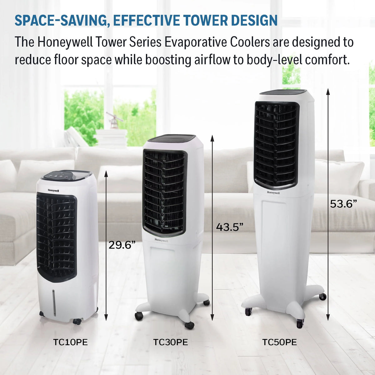 White 120V Portable Evaporative Cooler T280