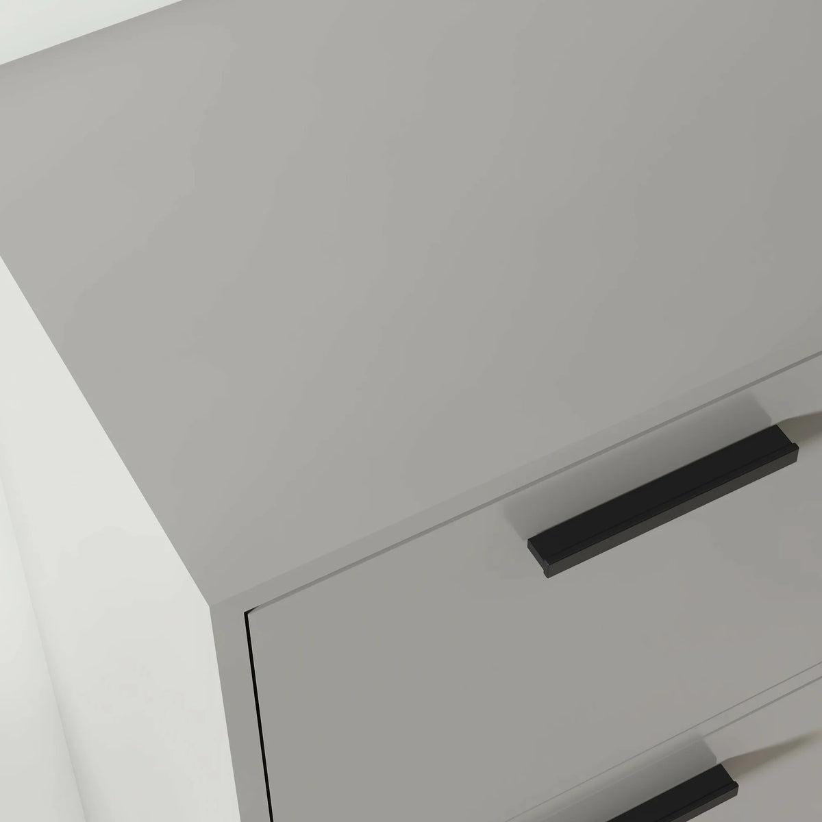 4 Drawer Wood Lateral Filing Cabinet with Lock A2891