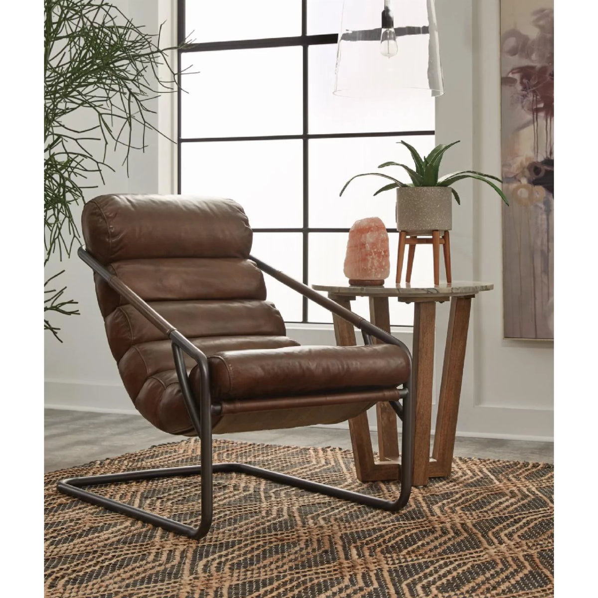 Leather Accent Chair S537