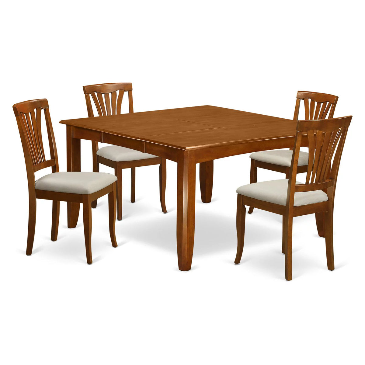 5 Piece Black & Cherry Dining Room Table Set C393885