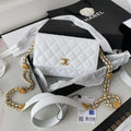 Small Flap Bag White J381