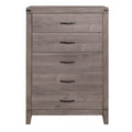 Brownish Gray 5 Drawer Melamine Chest M833