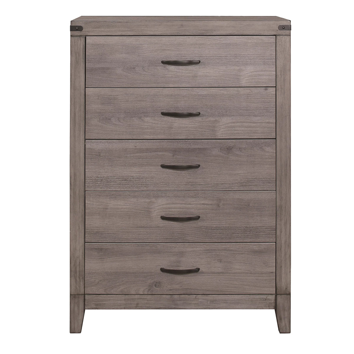 Brownish Gray 5 Drawer Melamine Chest M833