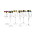 8.75 in. Wine Glass Set, 6 Piece Z660442