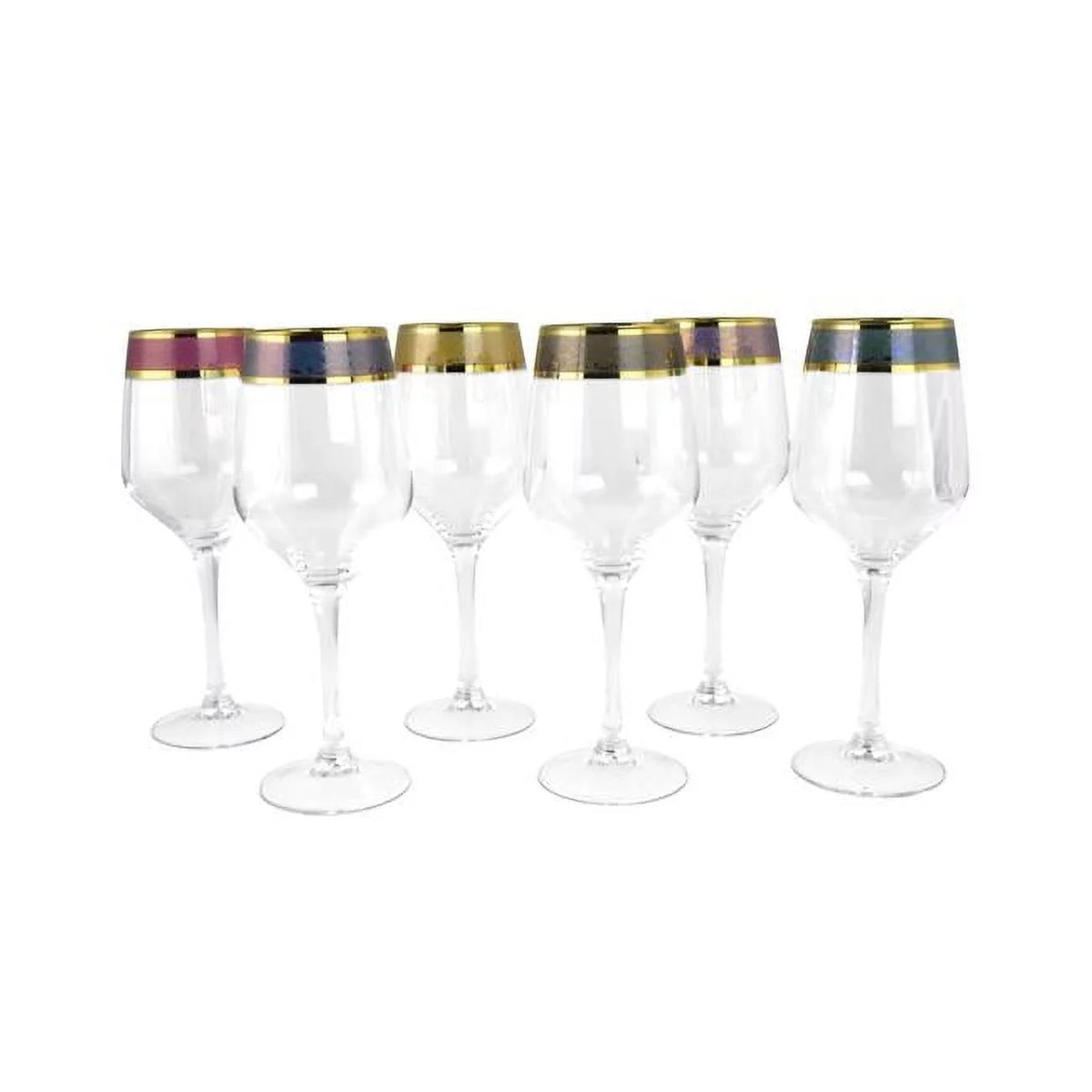 8.75 in. Wine Glass Set, 6 Piece Z660442