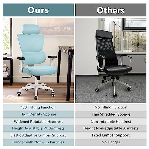 Black Ergonomic High Back Reclining Mesh Office Chair E958