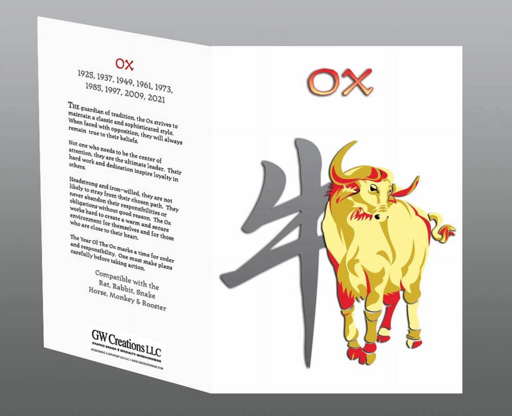 Chinese Zodiac Year of the Ox 6 Piece Gift Set G43987