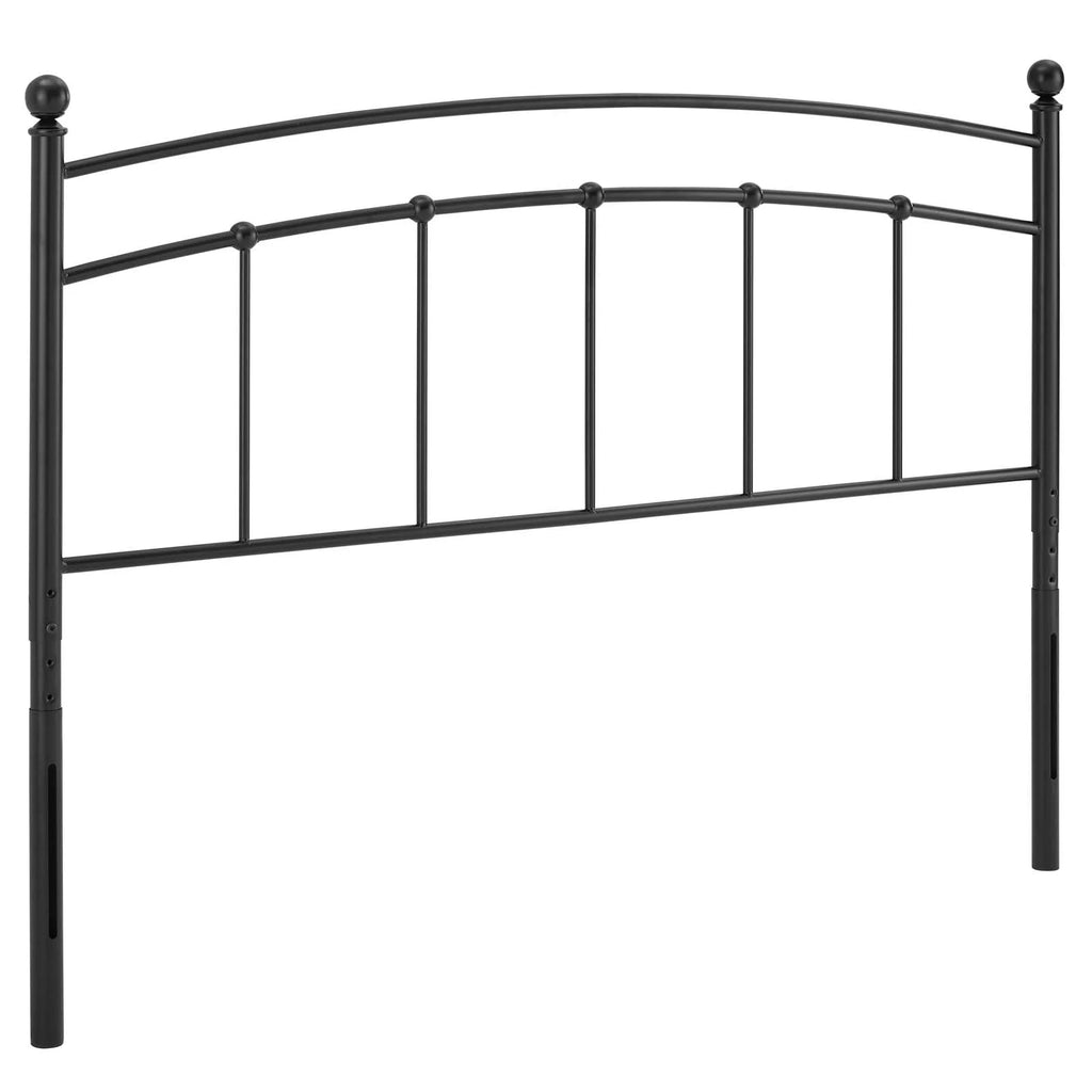 Queen Metal Headboard in Black H286