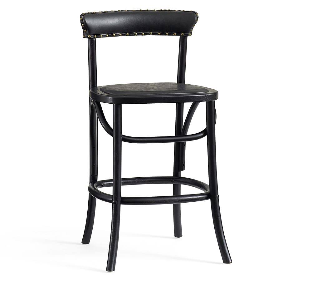 Black Counter Height Barstool W80748