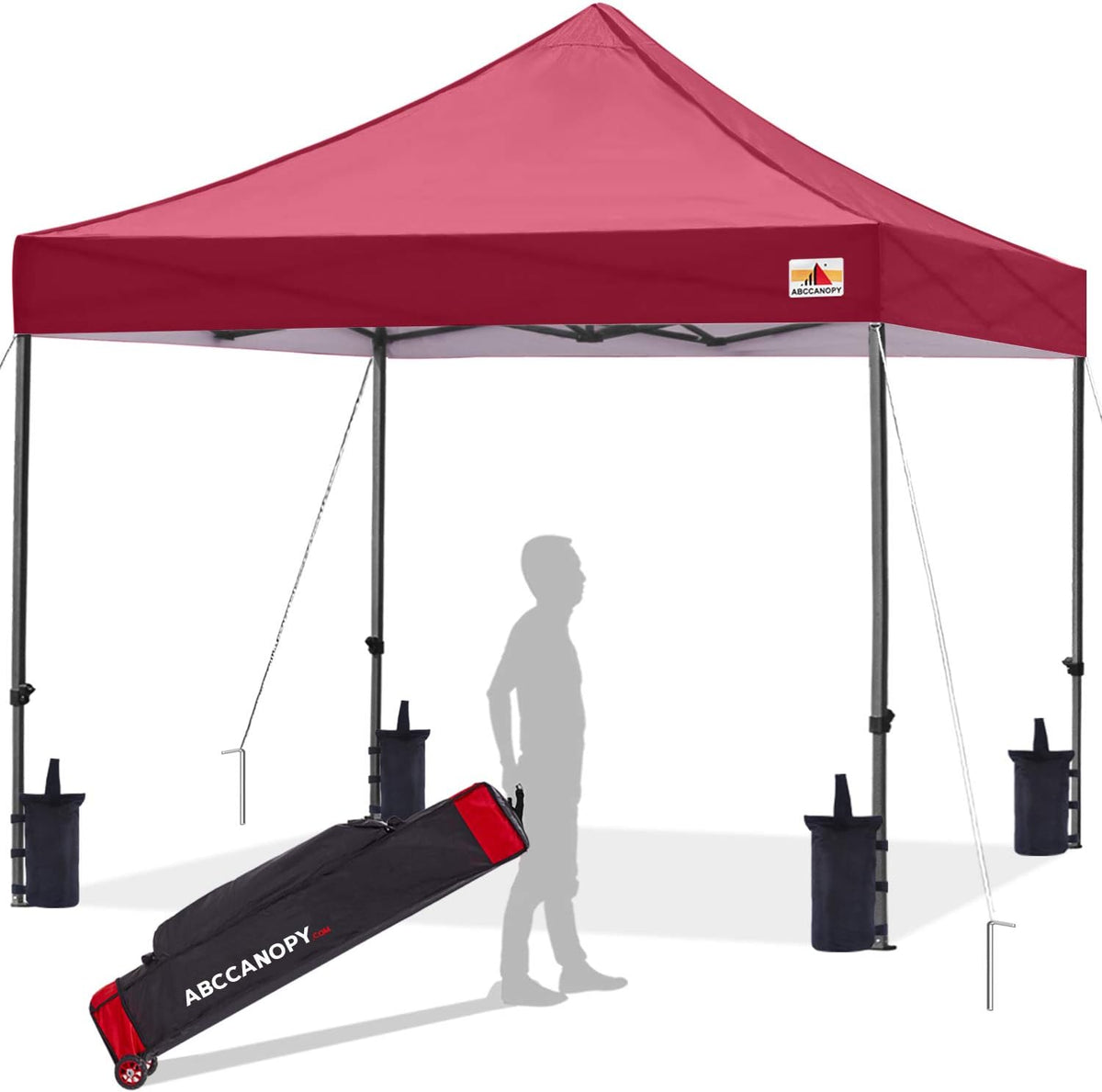10x10 White Pop Up Canopy Tent U41658