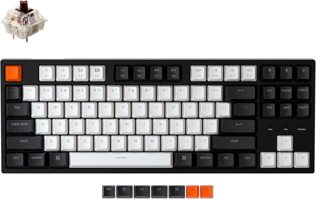 Hot-swappable Wired Mechanical Gaming Keyboard 87 Keys D717