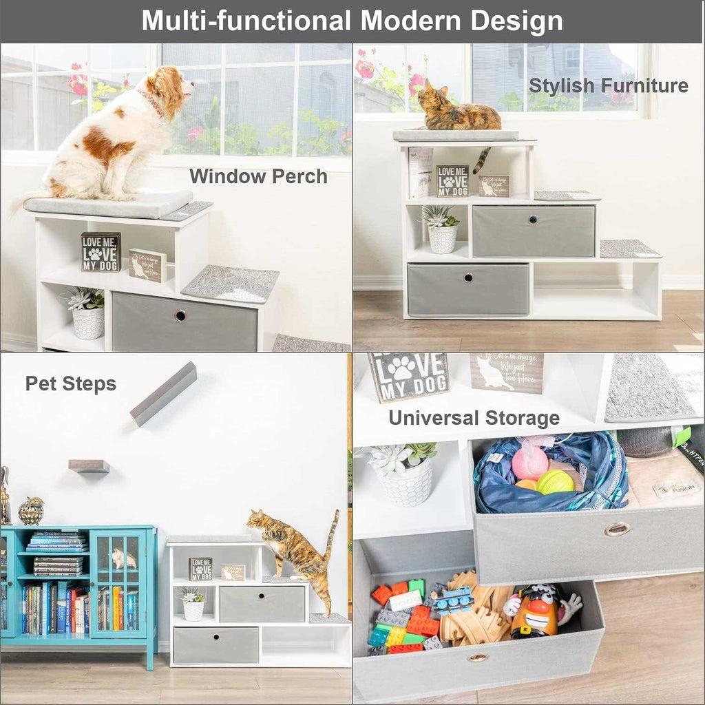 Pet Step Window Perch Bookshelf J46056