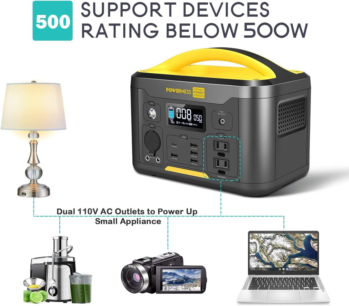 515W Portable Power Station T7690