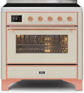 Antique White Induction Range with Electric Oven F692911