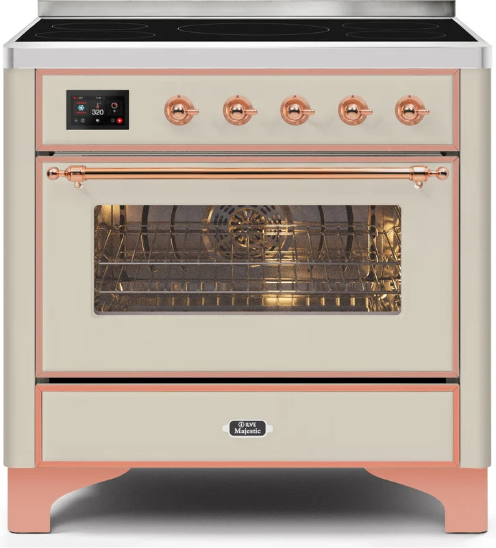 Antique White Induction Range with Electric Oven F692911