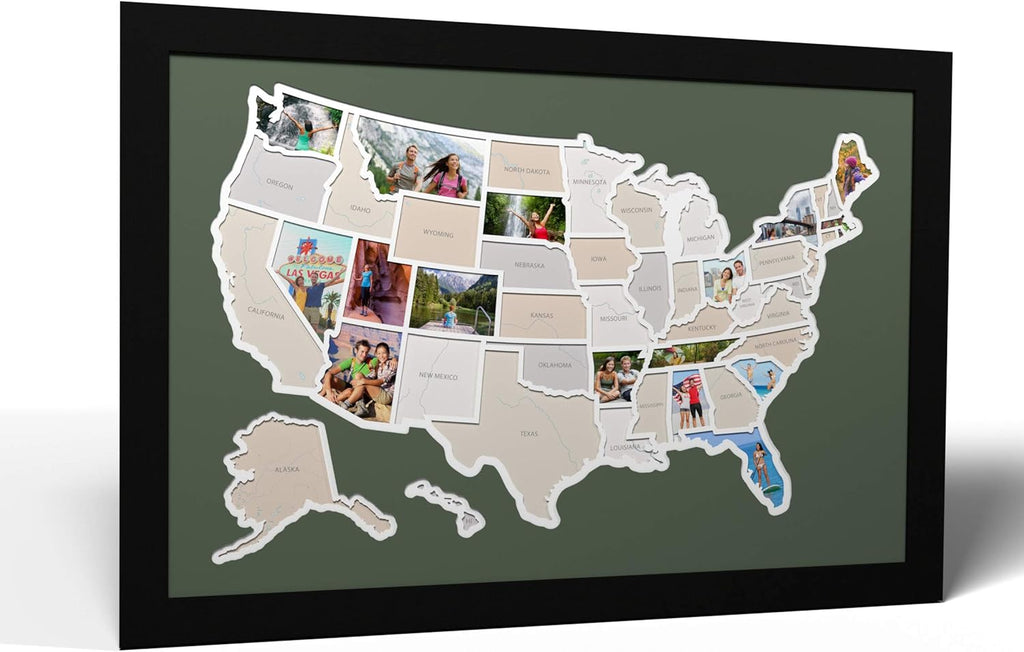 50 States USA Photo Map Q135