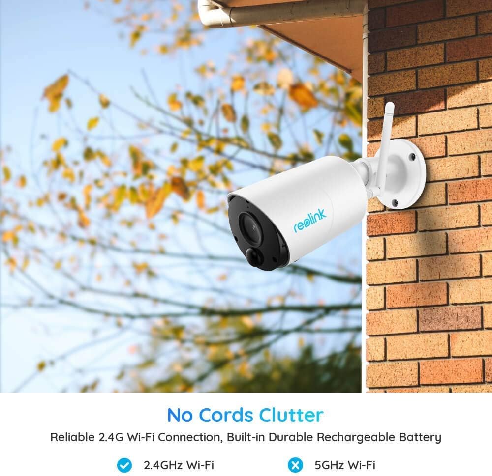 Wireless Outdoor Security Camera 1080P HD Solar Powered 2 Pack R7132