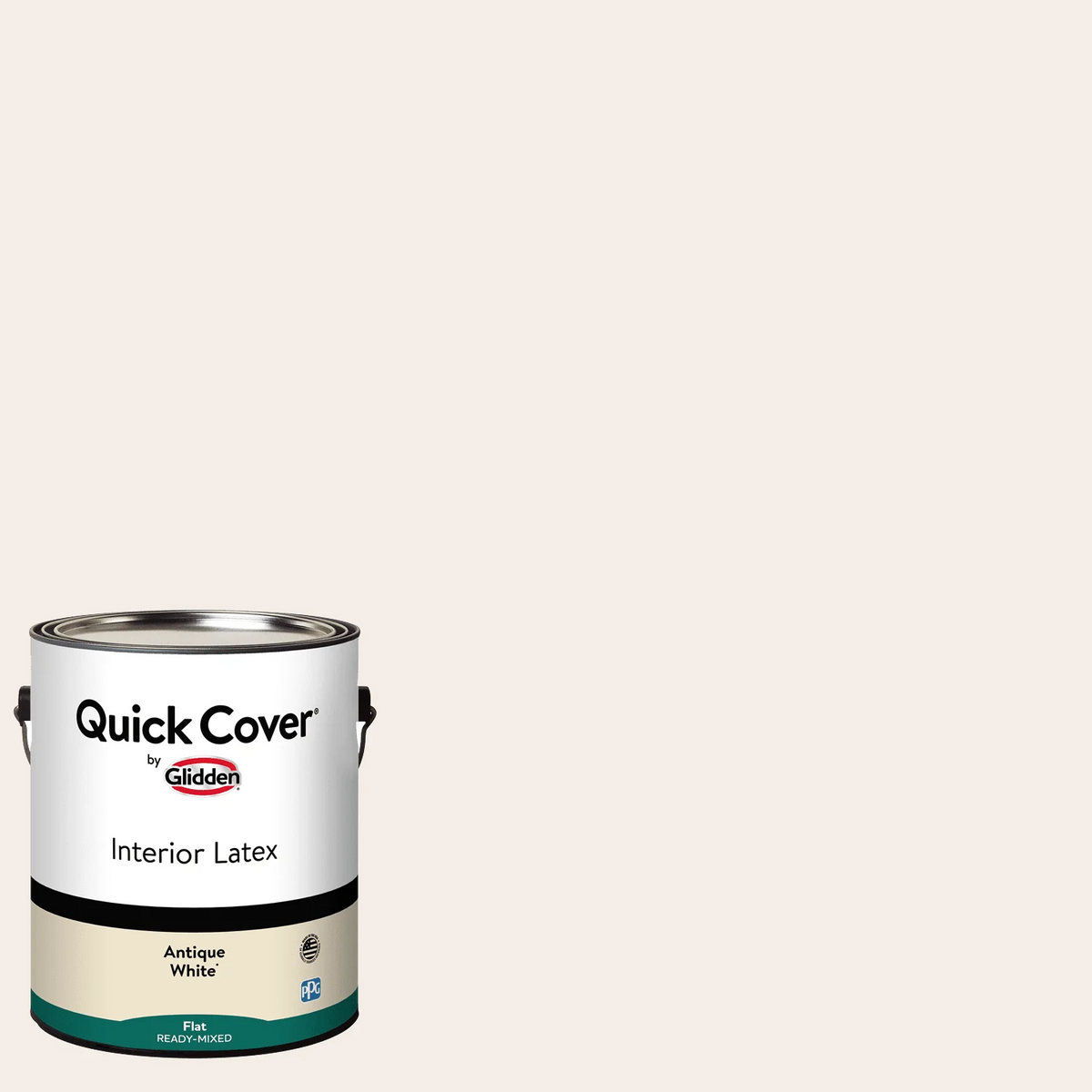 White Flat Interior Latex Paint 1 Gallon S72579