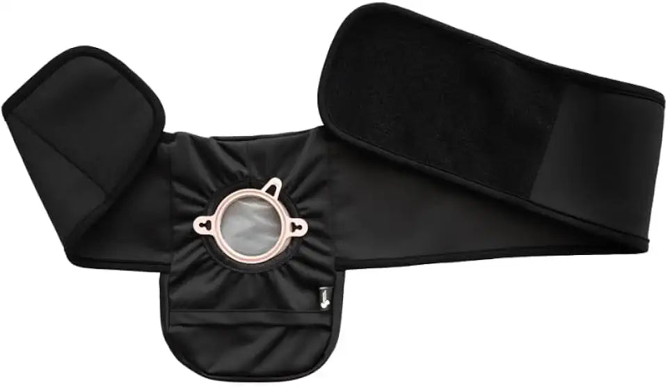 Black Ostomy Belt 6x9 Medium D7853