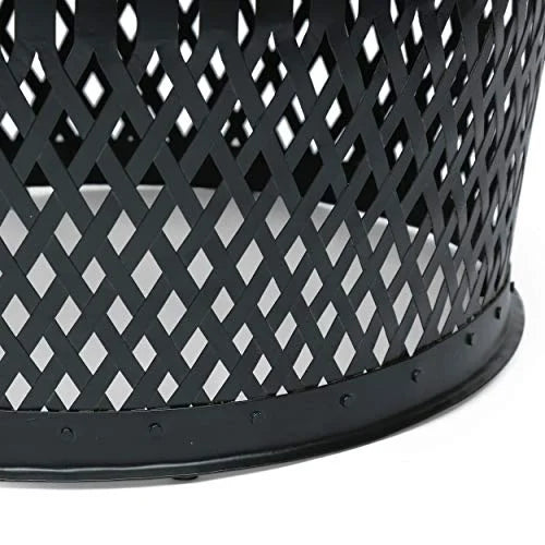 Black Natural Side Table S3243