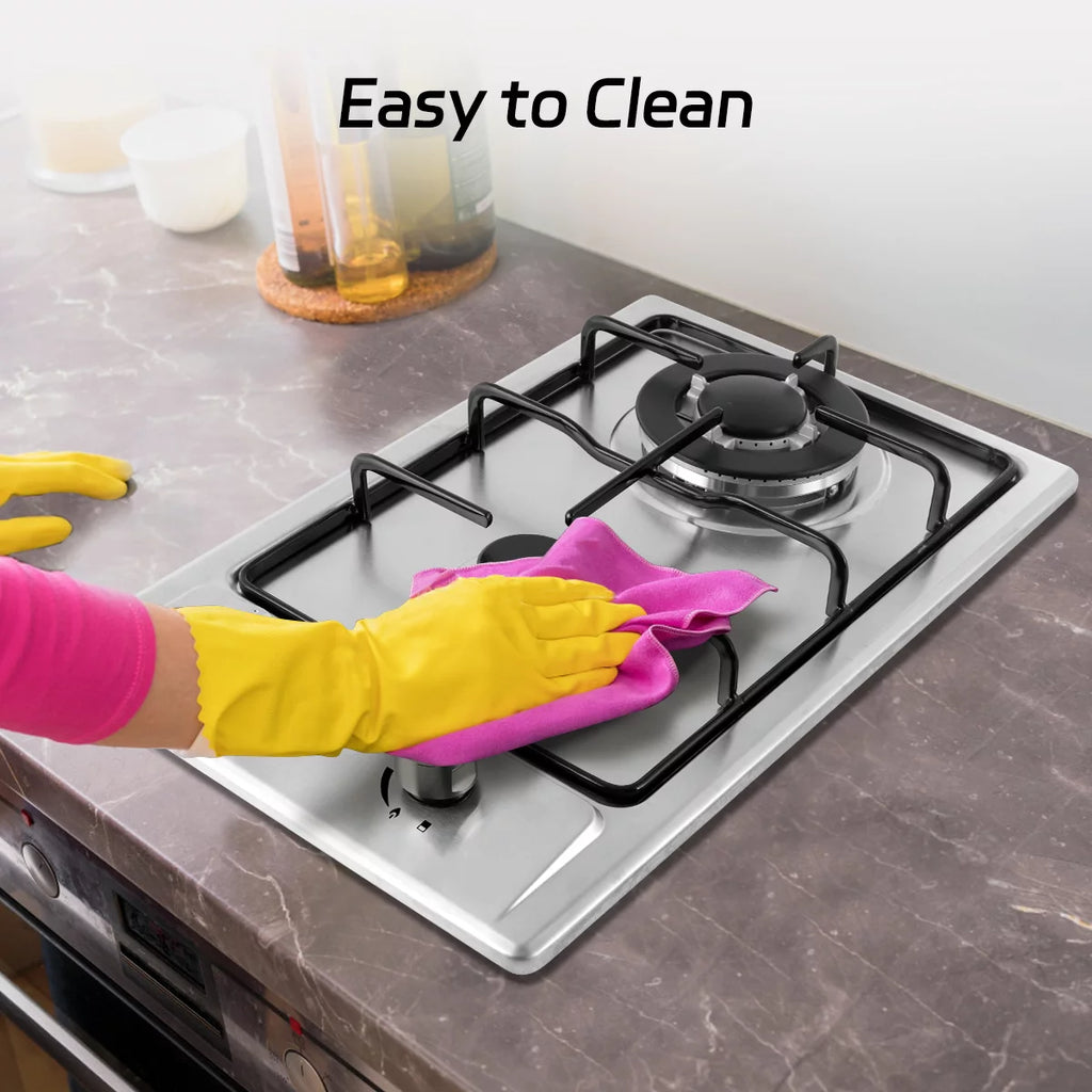 2 Burner Stainless Steel Gas Cooktop U712