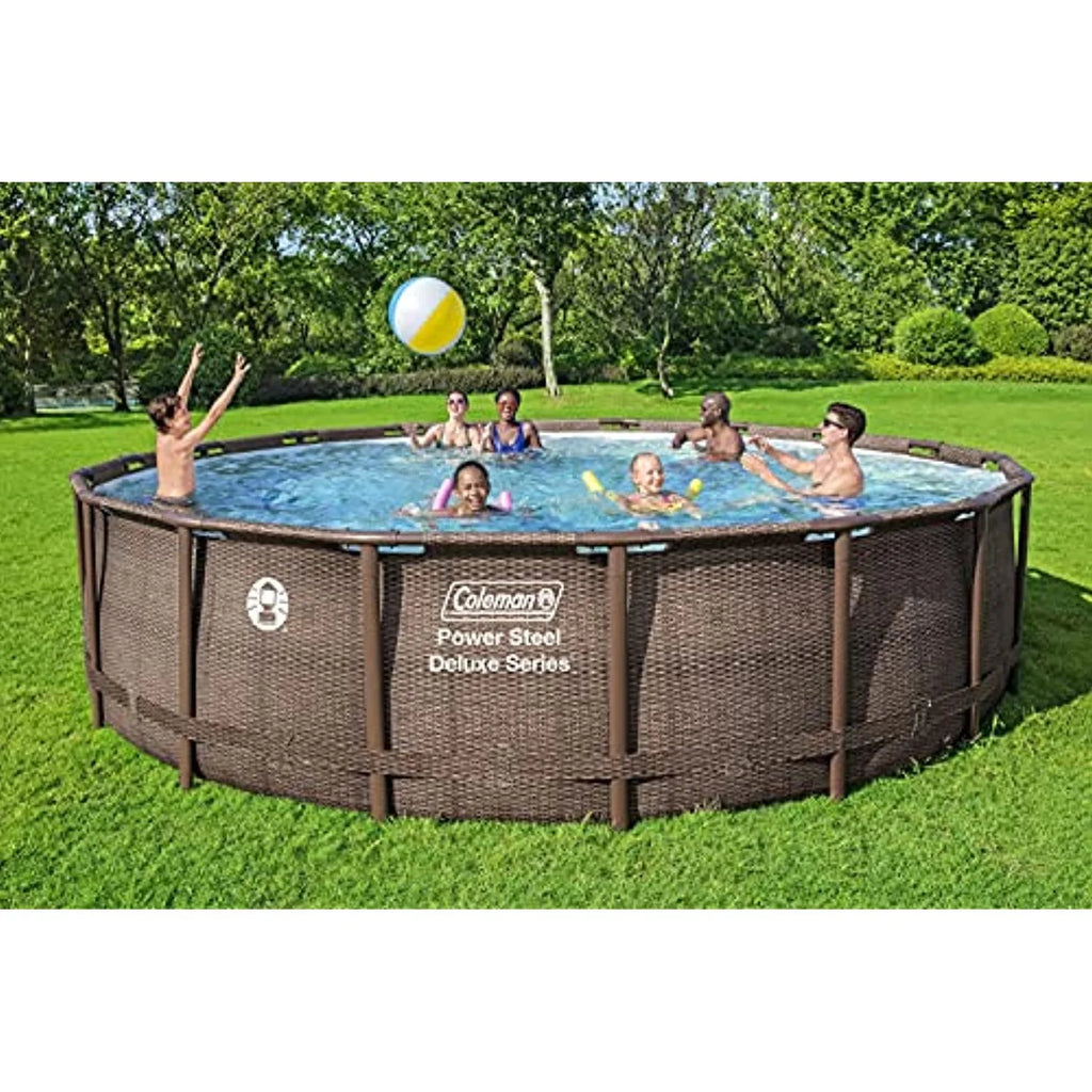 Round Metal Frame Above Ground Pool Set R935
