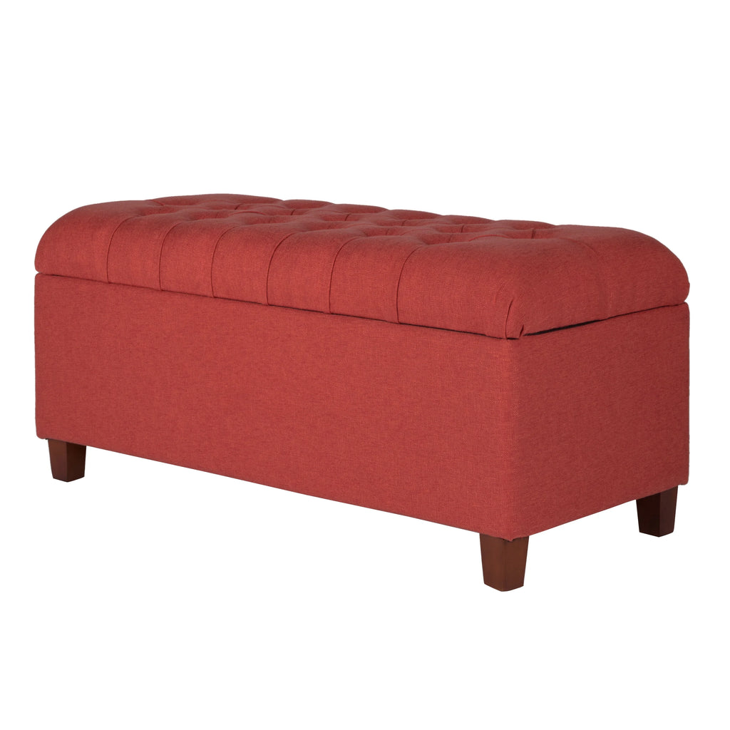 Button Tufted Storage Bench U670343