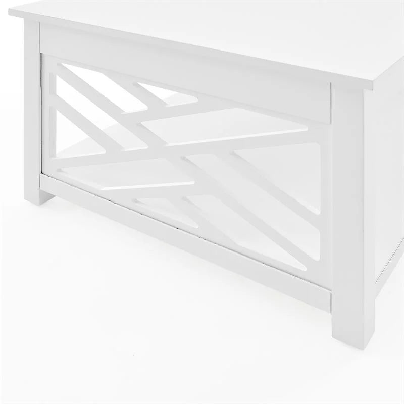 White Wood Coffee Table and Two End Tables F143349