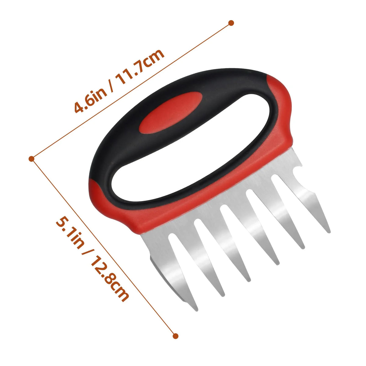 Metal Set of 2 Meat Shredder Claws B605