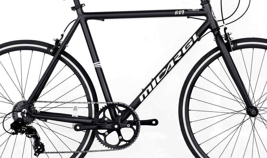 White 53 cm Aluminum 700C Road Bike F70436