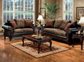 Brown & Espresso 5pcs Living Room Set W228
