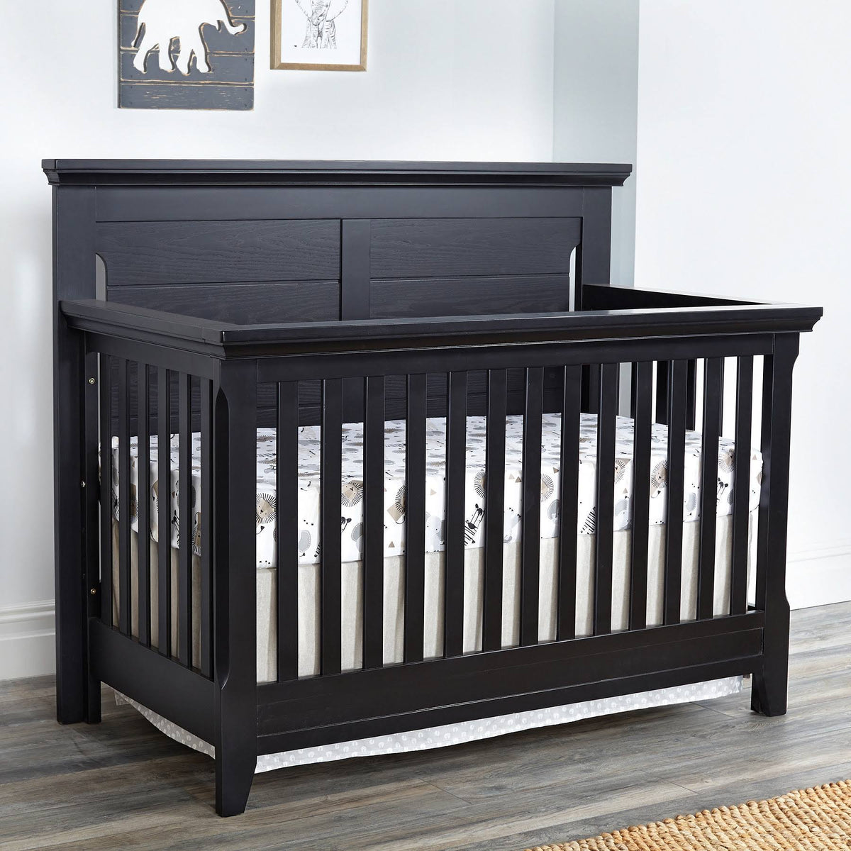 4 in 1 Convertible Crib Forever Black Q47833