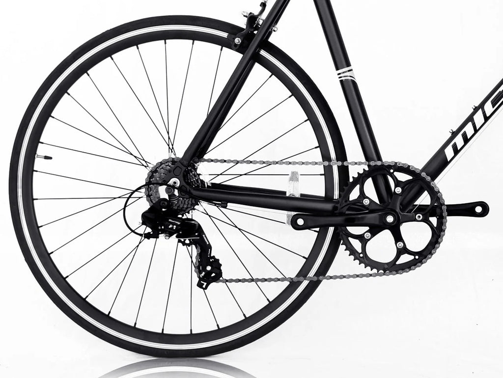 White 53 cm Aluminum 700C Road Bike F70436