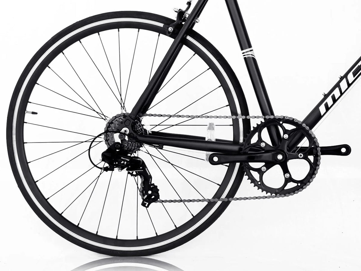 White 53 cm Aluminum 700C Road Bike F70436