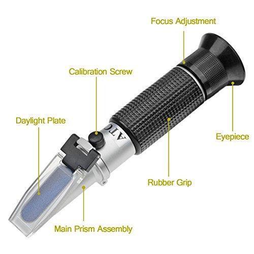 ATC Dual Scale Brix Refractometer H255818