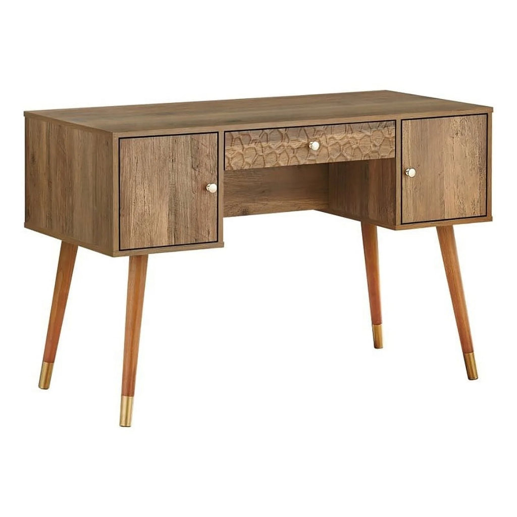 48" Mid-Century Wood Computer Desk in Walnut U57233